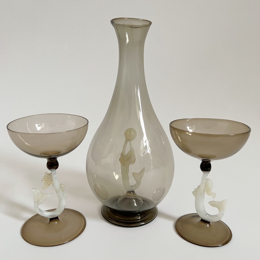 Fritz Lampl Bimini Mermaid Decanter Set